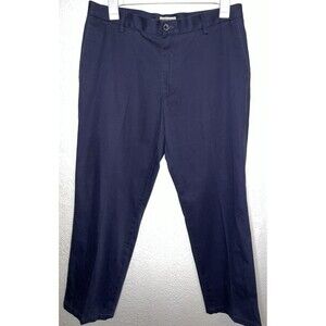 Dockers Straight Fit Pants Men Sz 36x29 Navy Blue